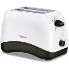 Tefal TT130130, Delfini 2, Toaster, 850W, 2 Hole, 7 Stage thermostat, Stop function, Defrosting, Reheating, white, image 