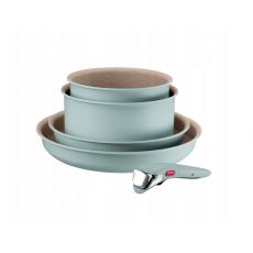 Комплект тигани и тенджери, Tefal L8049502 Set 5Pcs Ing6 Harmony Eucal Fr, image 