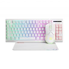 Marvo Gaming COMBO CM310 3-in-1 White - Keyboard, Mouse 1000 Hz, Mousepad, image 