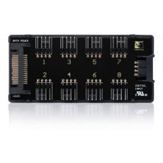 Noctua разклонител за вентилатори Fan Hub - 8 port PWM with SATA Power 5V/12V - NA-FH1, image 