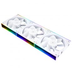Thermalright Комплект вентилатори Fan Pack 3-in-1 3x120mm - TL-M12QRW x 3 - White, Reverse, Infinity Mirror, Daisy-Chain, A-RGB, image 