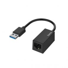 Hama Network Adapter, USB Plug - LAN/Ethernet Socket, Gigabit Ethernet, image 