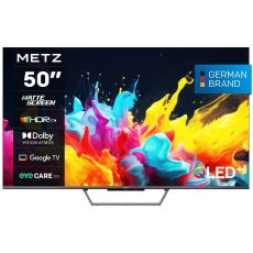 Телевизор METZ 50MQE7600Z, 50"(126 см), QLED+,Anti-Glare Google TV, 4K/UHD, 60Hz, image 