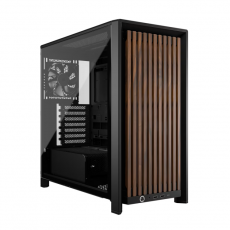 Case Corsair Frame 4000D Wood RS Mid-Tower - Black/Walnut, image 