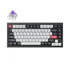 Механична клавиатура Keychron Q1 HE QMK 75% Carbon Black - Wireless, image 