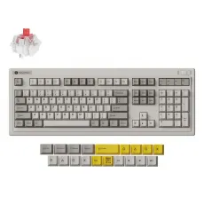 Безжична механичка клавиатура Keychron R6 QMK Retro - Super Red Switch, image 