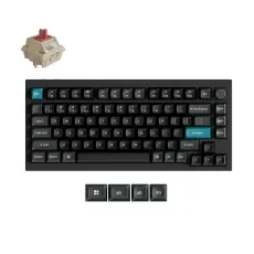 Безжична механичка клавиатура Keychron Q1 Ultra 8K Black - Silk POM Switch Red, image 