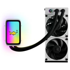 CPU AIO HYTE THICC Q60 with LCD Display, image 