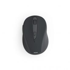Hama “WM-400” Wireless Mouse, Ergonomic, Optical, 6 Buttons, No Clicking Noise, black, image 