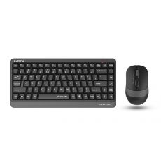Комплект клавиатура и мишка A4TECH Fstyler FGS1110Q, Безжичен, Сива, image 