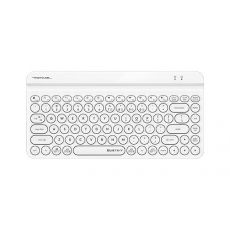 Безжична клавиатура A4tech Fstyler FBK30, Bluetooth, 2.4G, Стойка за телефон, Кирилизирана, Бяла, image 