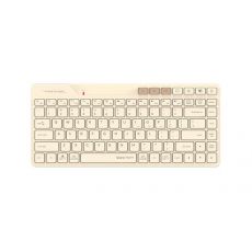 A4tech FBK26C AS Cafe Latte Fstyler безжичнa мини тиха клавиатура, Multi-mode, кирилизирана, image 