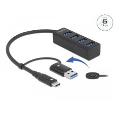 USB хъб, 4 порта, DELOCK-63828, image 