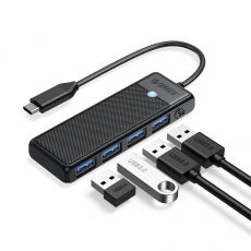 Orico USB3.1 HUB Type-C - 4 x USB3.0 - PAPW4A-C3-015-BK, image 