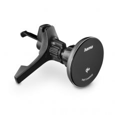 Hama Wireless Qi2 Charger, Inductive Fast Charging in the Car, 15 W, black, image 