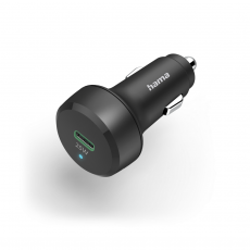 Car Charger, USB-C, Qualcomm, 25 Watt, HAMA-201638, image 