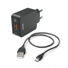 Hama Fast Charger with Micro-USB Charging Cable, 201621, image 