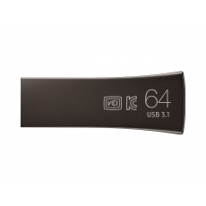USB памет Samsung BAR Plus, 64GB, USB-A, Titanium Gray, image 