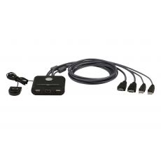 ATEN 2-Port USB FHD HDMI Cable KVM Switch, image 