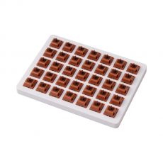 Суичове за механична клавиатура Keychron Gateron Cap Golden Brown Switch Set 35 броя, image 