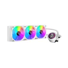 1stPlayer водно охлаждане Water Cooling 360mm - Thunderstorm TS4 360 White - Digital Display, aRGB, image 