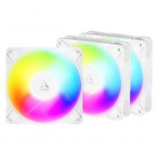 Arctic Комплект вентилатори Fan Pack 3-in-1 - P12 Pro Reverse A-RGB (White), image 
