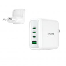 j5create 70W GaN USB-C 4-Port Charger, image 