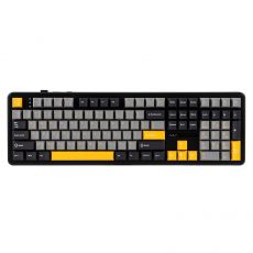Aula геймърска механична клавиатура Wireless Gaming Mechanical Keyboard F108 - Volcanic Switch [Linear] (English US), Black, Gray, image 