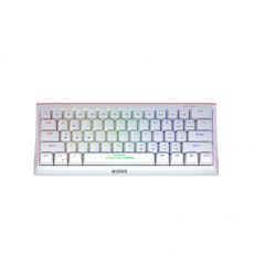 Marvo Gaming Mechanical keyboard 61 keys TKL Hecate 61R WH - KG962G White - RED switches, RGB (English US), image 