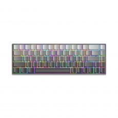 White Shark Gaming Mechanical Keyboard NUNCHAKU - Red Switches (English US), Grey, image 