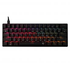 White Shark Gaming Mechanical Keyboard SHINOBI 2 - YUSYA 5P Red Switches (English US), Black, image 