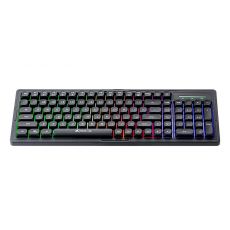 Xtrike ME геймърска клавиатура Gaming Keyboard  104 keys - KB-309 BK - Silent Tactile, image 