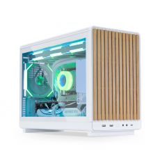 Lian Li кутия Case mATX - DAN Cases A3 Wood - White, image 