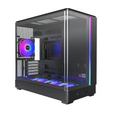 Montech кутия Case mATX - KING 15 PRO (B) - 4 x 120 mm A-RGB, USB-C, image 
