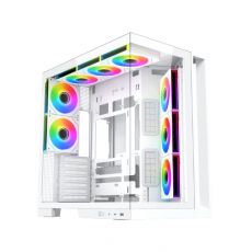 Xigmatek кутия Case ATX - Aqua 7 Arctic - 8 ARGB Fans, USB-C, image 