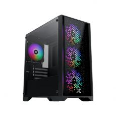 Xigmatek кутия Case mATX - NYX II - 4 RGB Fans, image 