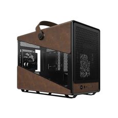 Montech кутия Case mATX - Heritage PRO (B) - USB-C, Leather, 4 x 120 mm Fans, image 