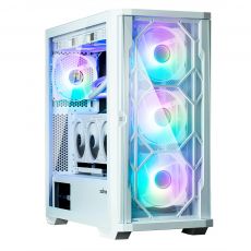 Zalman кутия Case EATX - Z10 DUO White - Mesh/Tempered Glass, image 