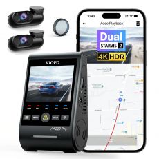 VIOFO Dash Cam A229 Pro 3 Channel - 4K, HDR, Dual Sony STARVIS 2, GPS, Bluetooth, image 