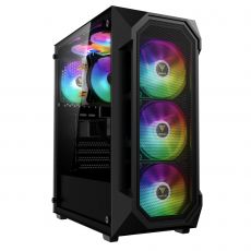 Gamdias Case ATX - AURA GC1 Elite - Mesh, RGB, Tempered Glass, image 