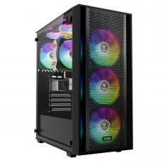 Gamdias Case ATX - AURA GC2 Elite - Mesh, RGB, Tempered Glass, image 
