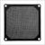 Evercool Филтър Fan Filter Metal Black - 92mm, image 
