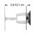 Hama TV Wall Bracket, Swivel, Tilt, 165 cm (65"), 220828, image , 8 image