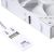 Thermalright Fan Pack 3-in-1 3x120mm - TL-M12QW x 3 - White, Infinity Mirror, Daisy-Chain, A-RGB, image , 8 image