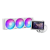 CPU AIO Liquid Cooler ASUS ROG Ryuo IV 360 ARGB White Edition 6.67" Curved AMOLED Display, image , 3 image