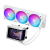 CPU AIO Liquid Cooler ASUS ROG Ryuo IV 360 ARGB White Edition 6.67" Curved AMOLED Display, image , 2 image