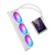 CPU AIO Liquid Cooler ASUS ROG Ryuo IV 360 ARGB White Edition 6.67" Curved AMOLED Display, image , 4 image