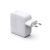 Hama Fast Charger, GaN, 2x USB-C, Extendable Charging Cable, PD, 30 W, white, image , 3 image