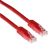 Мрежов пач кабел ACT U/UTP, CAT 6, RJ-45 - RJ-45, 3 m, Медни проводници, Червен, Булк опаковка, image 