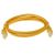 Yellow 2 meter U/UTP CAT6 patch cable with RJ45 connectors, image , 2 image